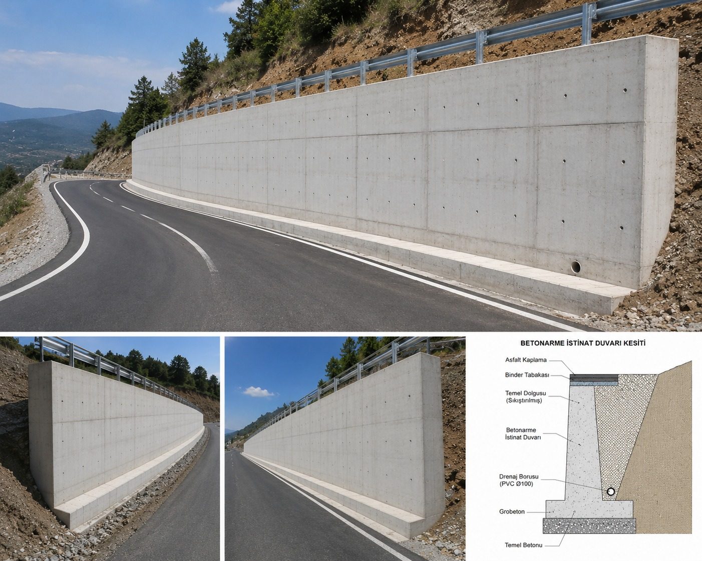 Su Deposu ve İstinat Duvarı 2