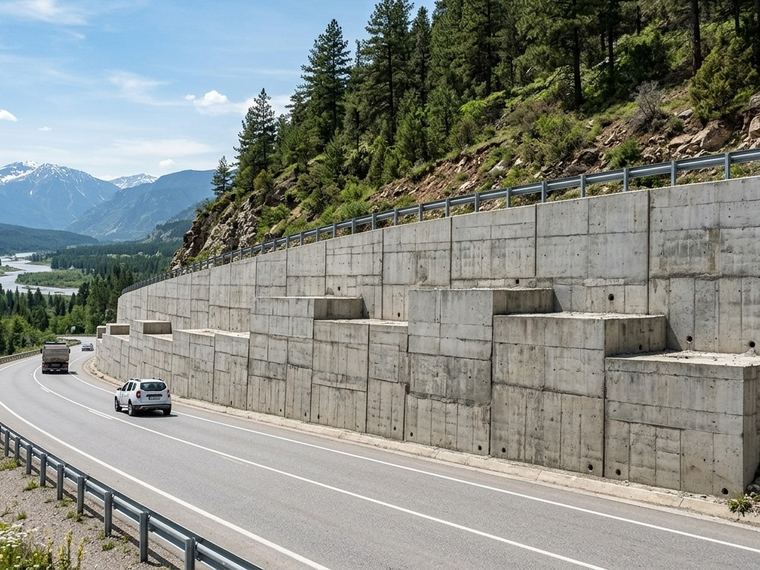 Yol İstinat Duvarı &ndash; Denizli